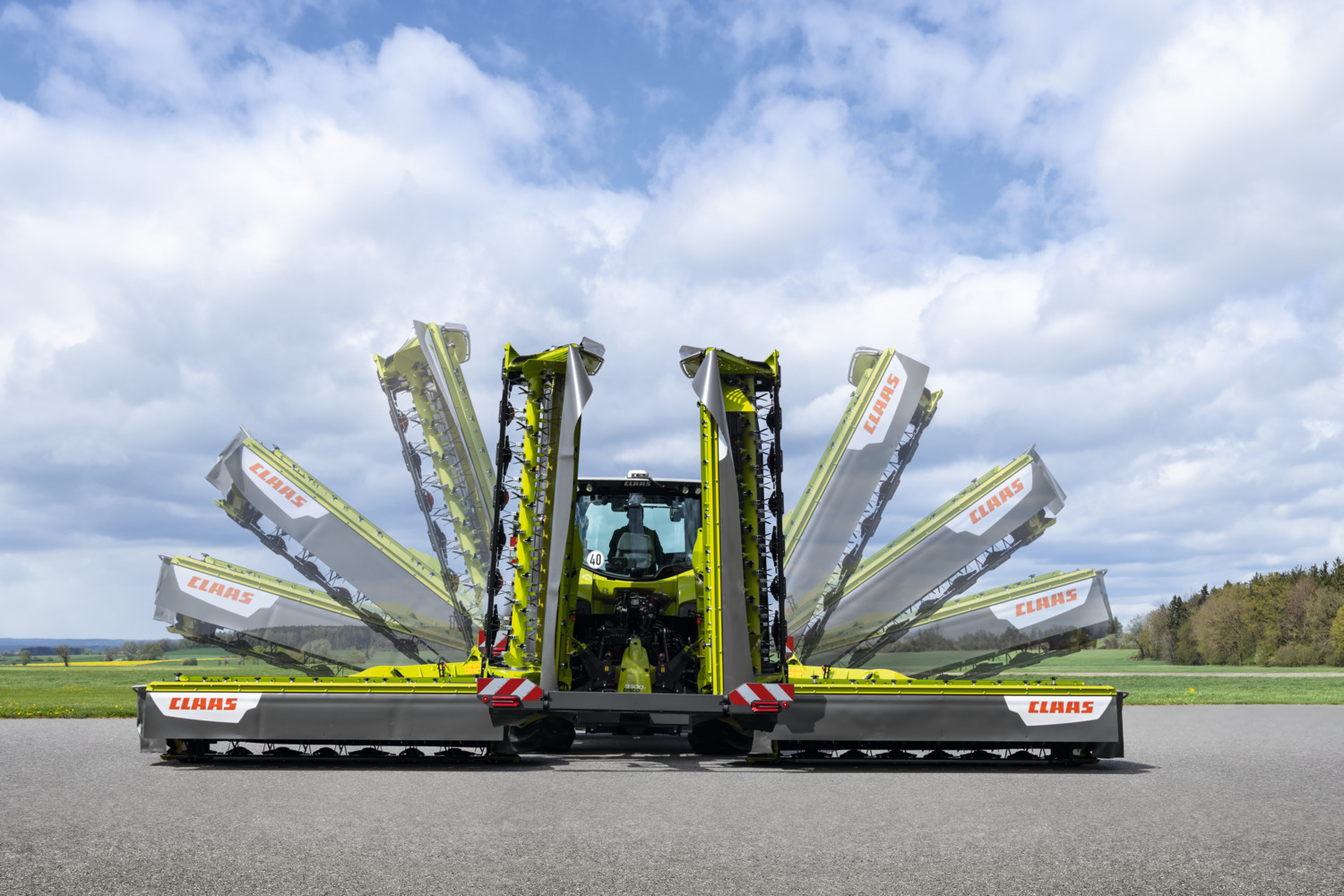 The Disco mower range offers working widths from 8.3m to 10.7m (image: Claas)