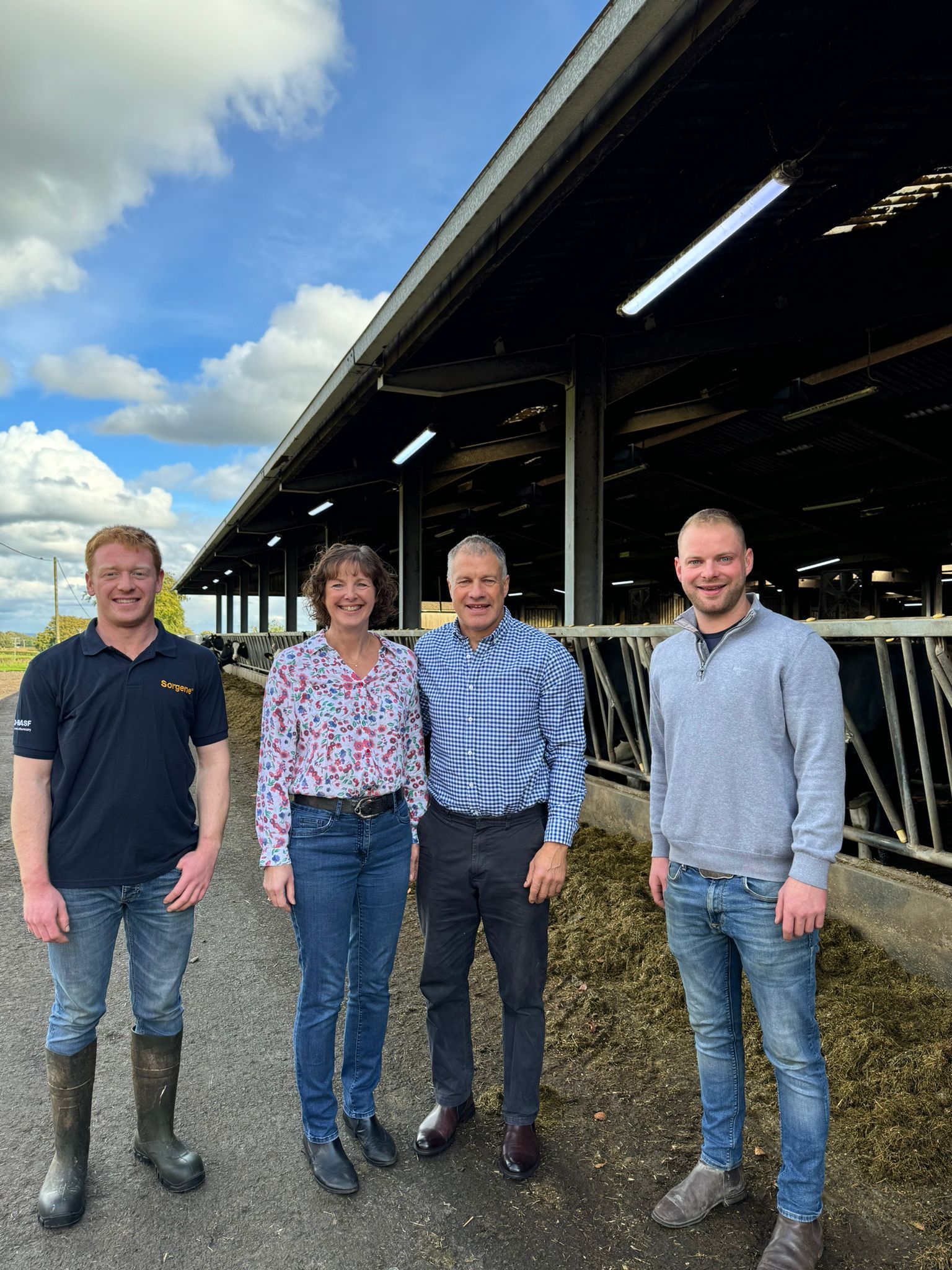 The team at East Brackenridge: Iain, Liz, Hugh, and Andrew