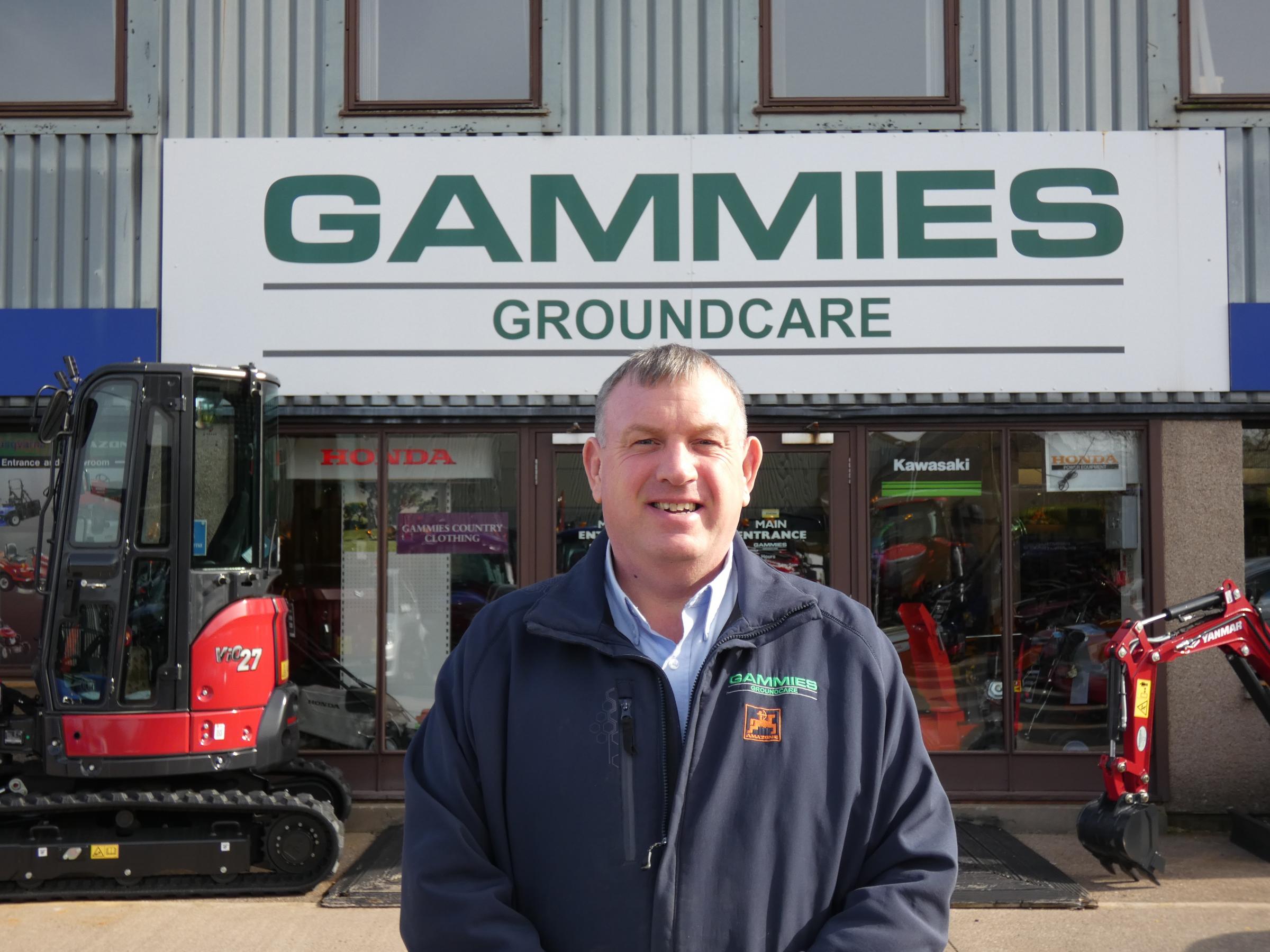 Les Gammie, Depot Manager at Gammies Groundcare, Forfar