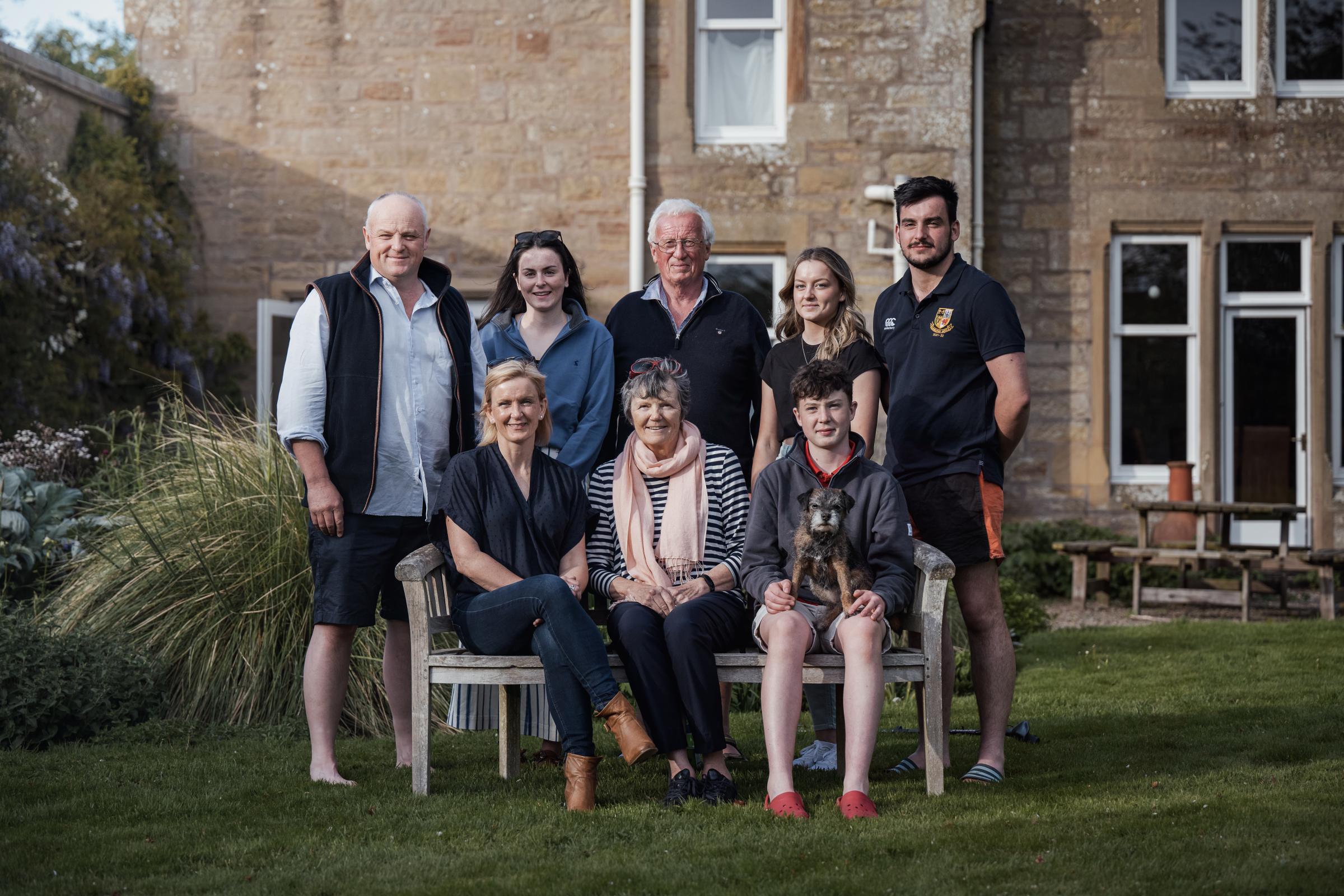 The Scott Family, Fearn Farm, Tain