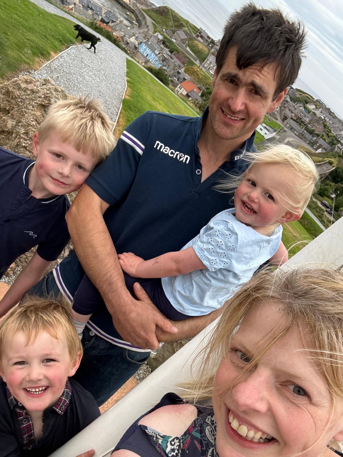 Gordon Whiteford and family, Lower Mill of Tynet Farm, Banffshire